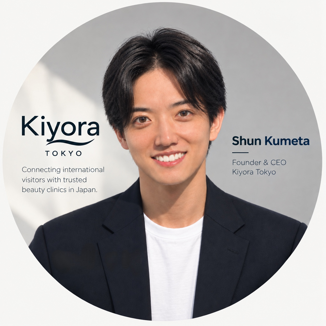 Shun Kumeta, Founder & CEO of Kiyora Tokyo